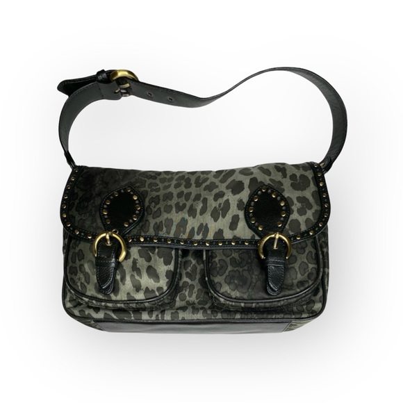 Moschino Handbags - new Moschino Cheap + Chic ☻︎ Microfiber Messenger Bag ☻︎ Army Camo Leopard Print